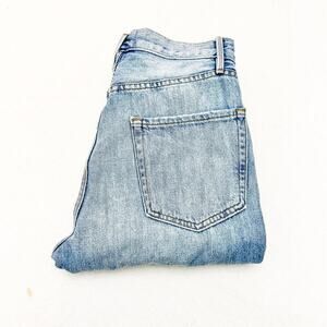 Frame Le Original Skinny Pomdale LOJSK207 Ripped Light Wash Denim Jeans Size 27
